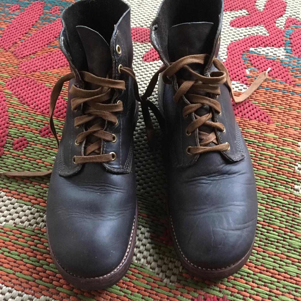 Ralph Lauren RRL Leather Boon Docks Brown USA